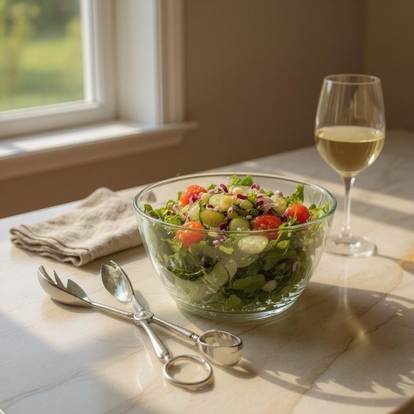 VTG Silver Plate Salad Tongs – Ornate Pastry Server – Elegant Buffet - Picture 3 of 14